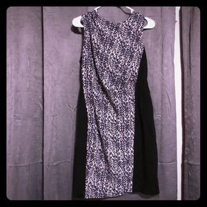 2/25$ Geometric color block dress